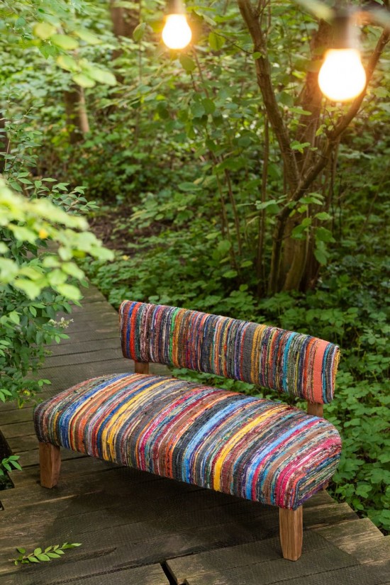 J Line Sofa 2 Persone Chindi Legno Tessuto Mix Asiento 2 Personas Chindi Madera Textil Mixto.