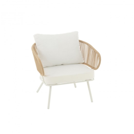 J Line 52255 loungezetel Tuinmeubels tuinbank Loungeset in aluminium loungeset Loungesets Loungesessel Gartenmoebel Tuinmeubel.