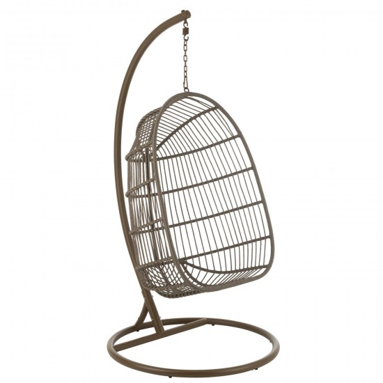 Jline Hängend Stuhl Egga Stahl Tau Braun stuhl haengend haengesessel.