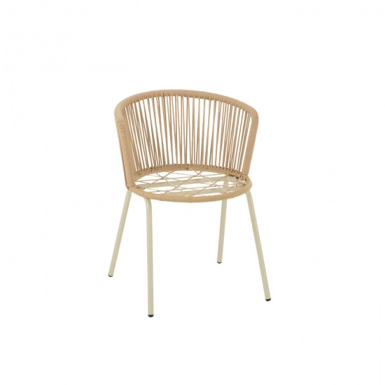Jline Silla Toa Acero Soga Beige.