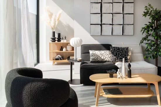 J Line Dipinto Quadrato Acrilico Tela Bianco Nero Cuadro Cuadrado Pintura Acrílico Lienzo Blanco Negro.