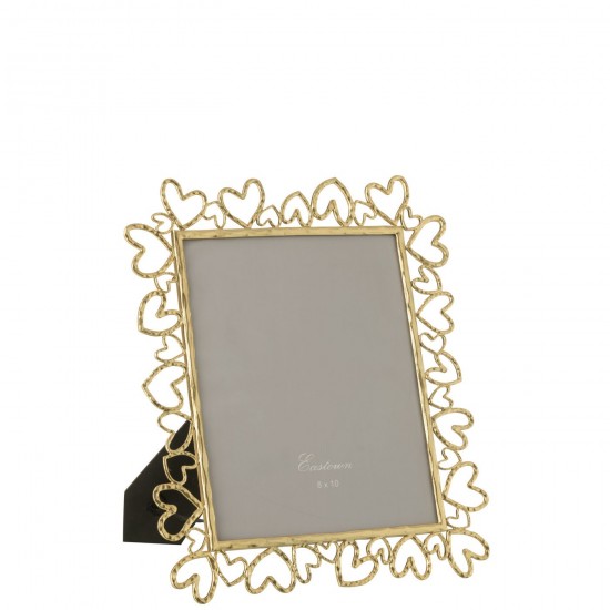 J Line Fotokader Klo 8X7 Tin Goud Large fotokaders fotohouders JO52422.