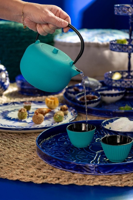 Jline Caj 1 Taza De Té De Metal Azul Surtido 2.