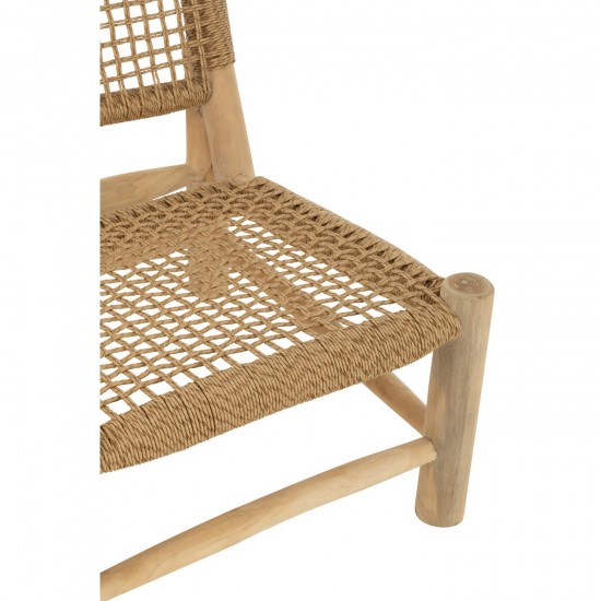 Jline Sessel Vita Teck Plastik Naturell Sessel.