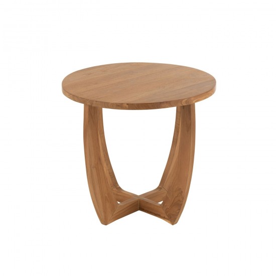 J Line tables d appoint bouts de canapé Jolipa Table D Appoint Bruni Teck Naturel.