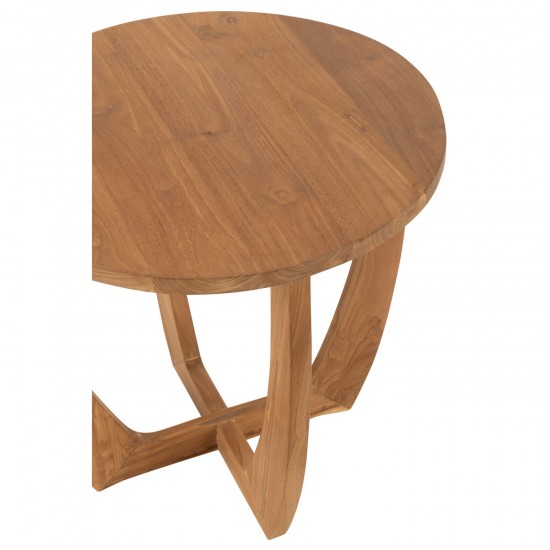 J Line Side Table Bruni Teak Natural nested side tables sidetables.