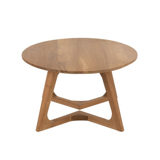 J Line tables de salon basse Jolipa Table Basse Bruni Teck Naturel.