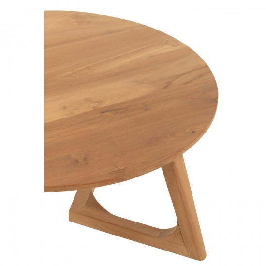 J Line Coffee Table Bruni Teak Natural coffee tables.