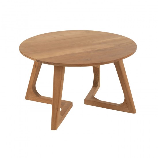 J Line Salontafel Bruni Teak Naturel koffietafels salontafels JO52956.