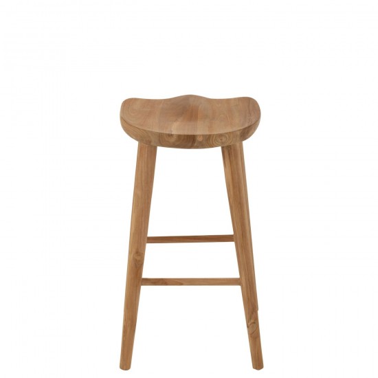 Jline Barstoel Mika Teak Naturel.