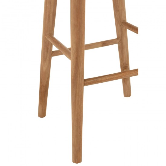 J Line Bar Chair Mika Teak Natural bar chairs stools.