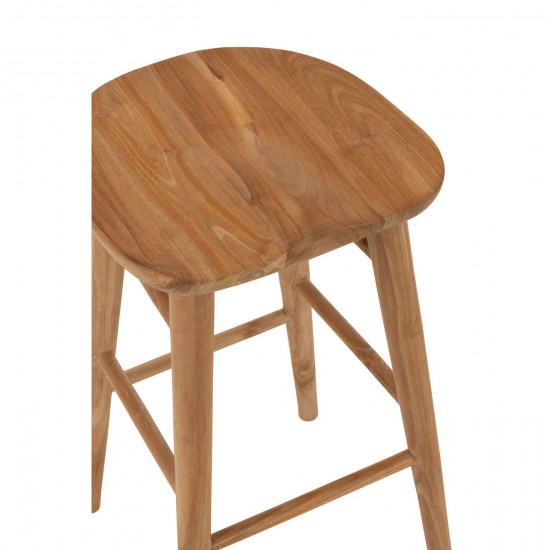 Jline Barhocker Mika Teck Naturell barhockers barstuhl barstuehle.