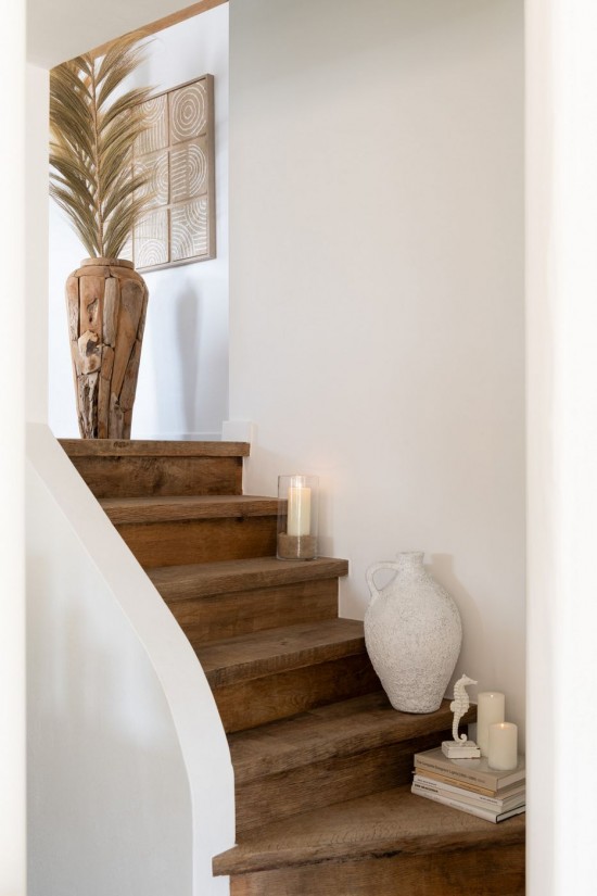 Jline Vase Teakwood Natural Small.