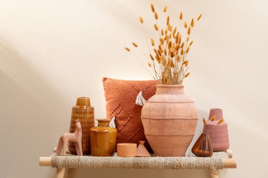 Jline Jarrón Jara Kaia Terracota.