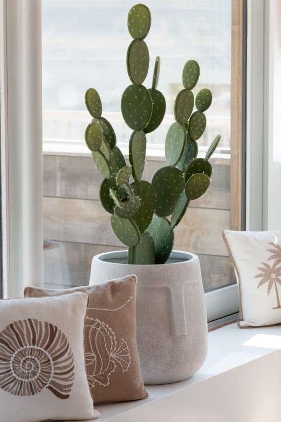 Jline Cachepot Misty Arcilla Negro L.