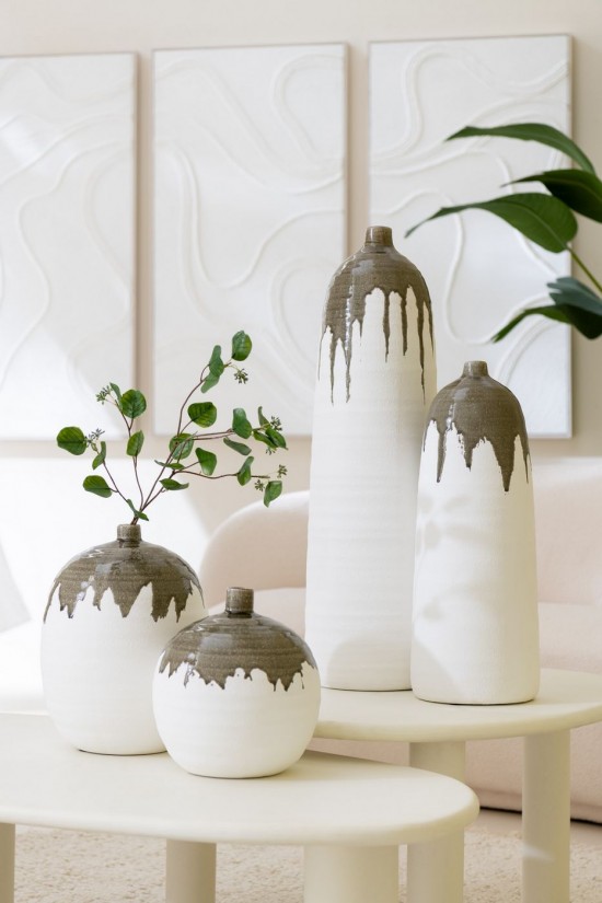 J Line 53347 Hoge vazen Grand vase Large vase große Vasen Vase groß >25cm High vase Vases hauts vase large >25cm Hoge vaas vaa.