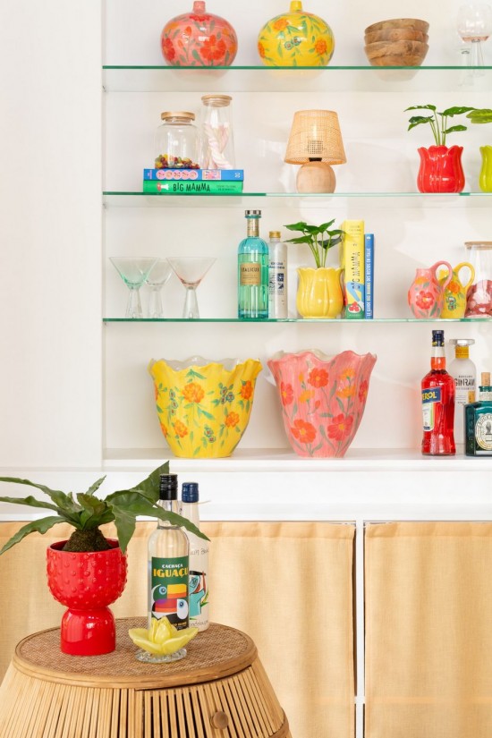 Jline Jarron Flor Grande Alegria Argi.