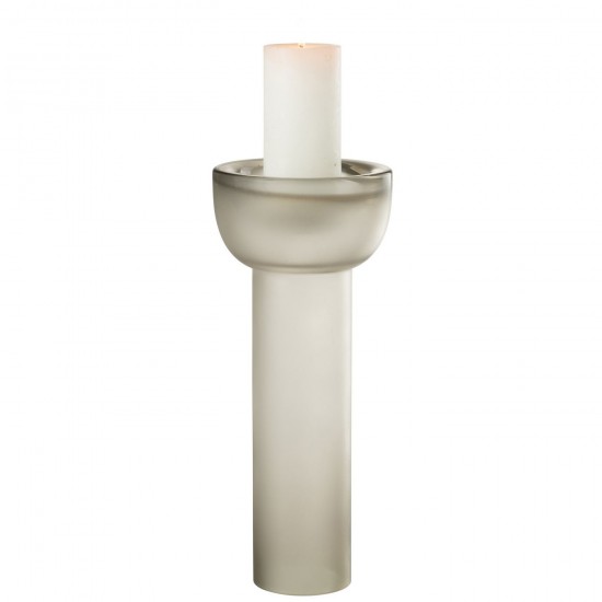 J Line Grands vases Grand vase Vases hauts Vase haut. Jolipa Vase Chandelier Yara Verre Greige Large.