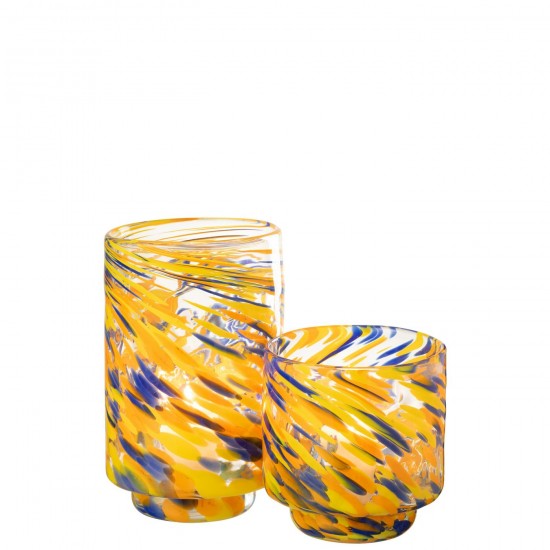 J Line Vase Arun Glass Mix Large.