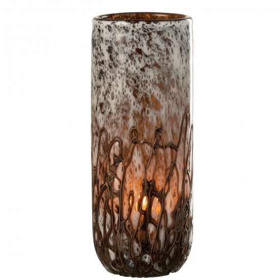 Jline 53556 J Line Klok Kristiaan 63cm Vazen Vases Vases Vasen Jarrones Vasi DECORATIE Schalen Potten Vazen.