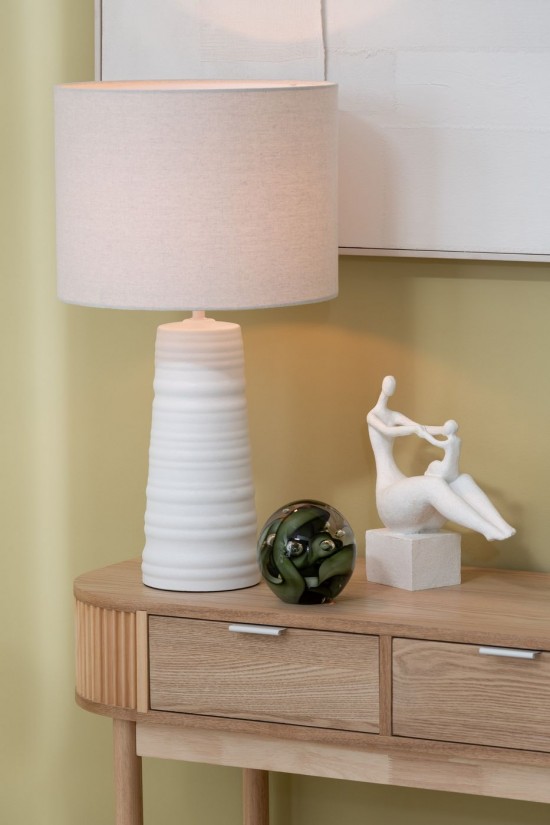 Jline Portapapeles Tornado Redondo Vidrio Transparente Marron Small.