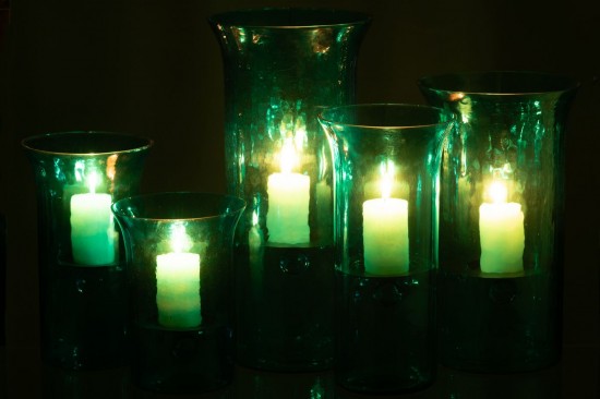 Jline Windlicht Tarifa Dünn Glas Asure Extra Large lanternen.