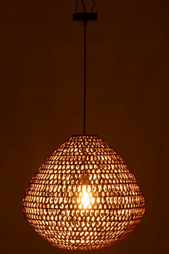 J Line Plafonniers Plafonnières Jolipa Plafonnier Metal Torsade Naturel.