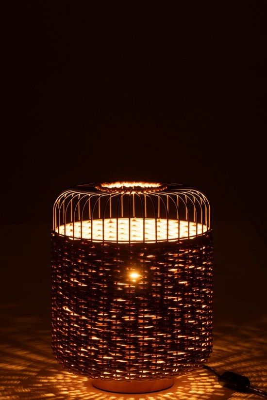 J Line Ampoules Jolipa Lampe Metal Naturel.