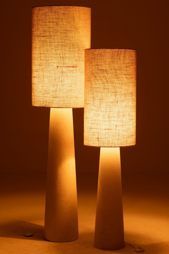 Jline Stehlampe Ava Fiberglas Jute Naturell Large Stehleuchten.