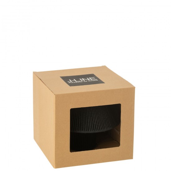 Jline Lamp Led Metaal Katoen Zwart.