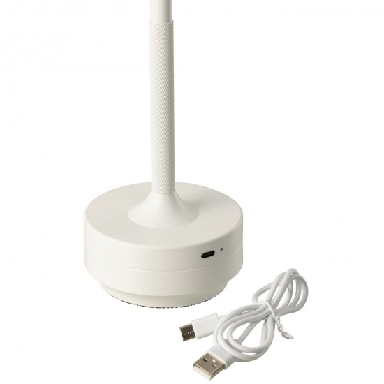 Jline Tischlampe Led Touch Plastik Weiss Birnen Leuchtmittel.