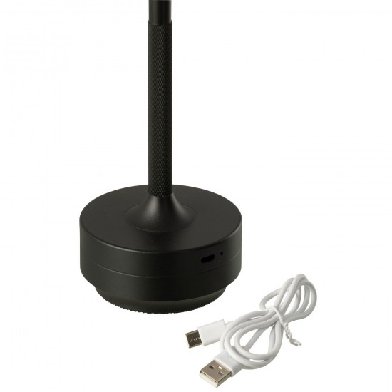 Jline Tischlampe Led Touch Plastik Schwarz Birnen Leuchtmittel.