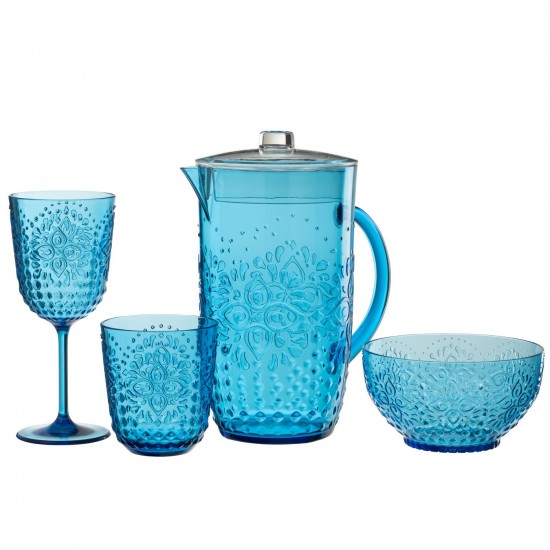 J Line Carafe Pichet Jolipa Pichet Plastque Azur.