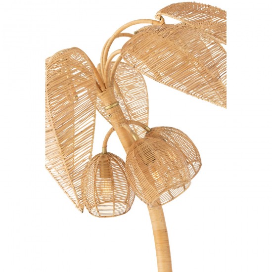 Jline Stehlampe Kokospalme Schilf Gurte Naturell Small Stehleuchten.