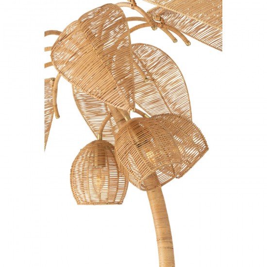 Jline Stehlampe Kokospalme Schilf Gurte Naturell Large Stehleuchten.