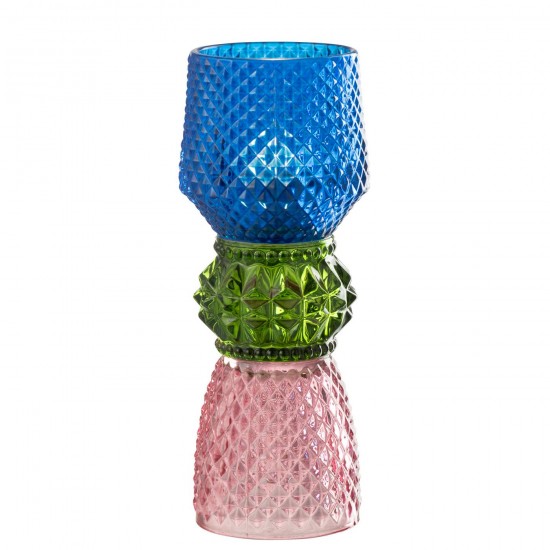 J Line photophores Jolipa Candleholder Jazzy Glass Mix.