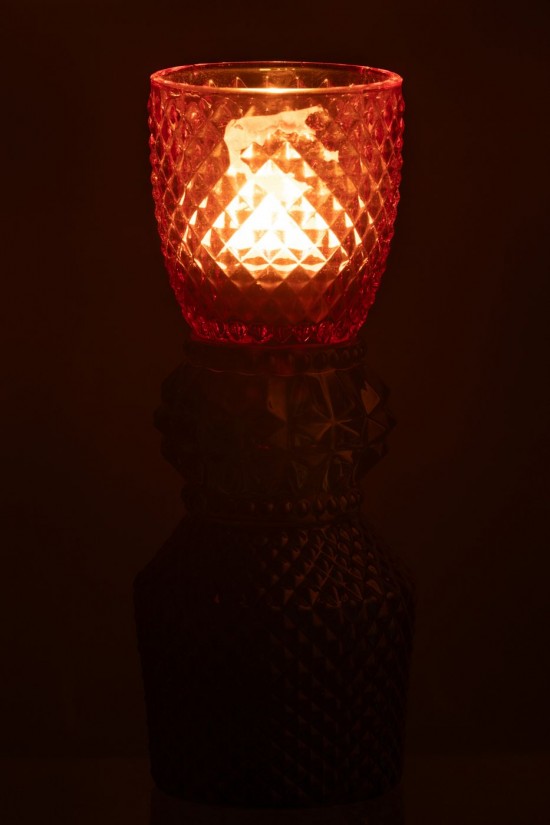 Jline Candleholder Jazzy Glass Mix t lichthalter teelichtleuchter teelichte.