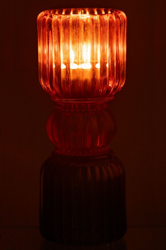 J Line Candleholder Jazzy Glass Mix candleholders candle holders candlesticks.