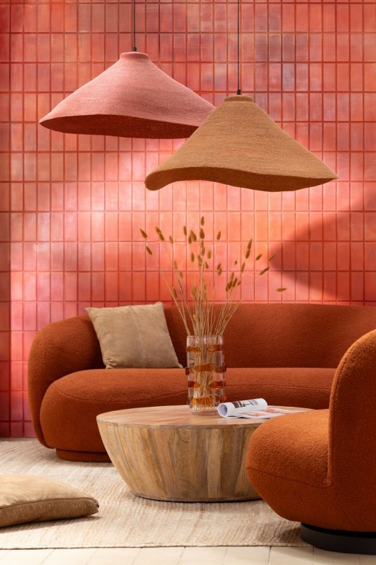 Jline Vase Pebbles Glas Amber Transparent Large Große Vasen hohe Vasen.