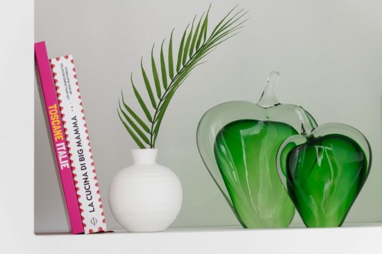 Jline Juego De 3 Portapapeles Malum Vidrio Verde Transparente.