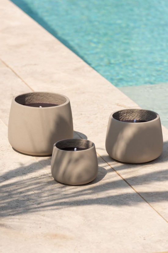 Jline Vela Exterior Cyra Cemento Gris S.