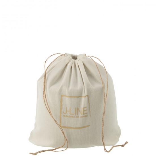 J Line Outdoor Candle Cyra Cement Light Brown Large 48 Hours outdoor candles.