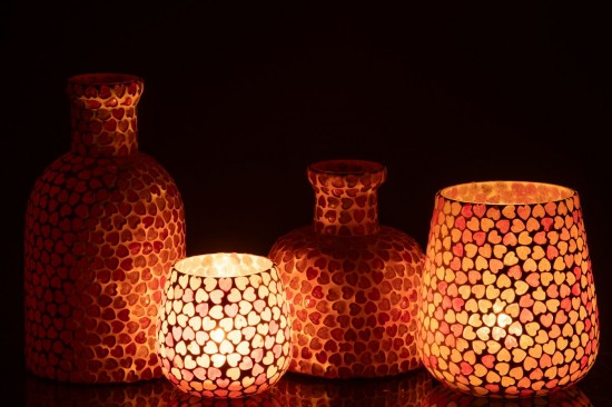 J Line Heart Mosaic Glass Pk Large.