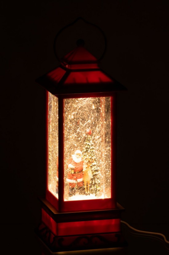 J Line lanternes photophores Jolipa Lanterne Père Noël Plastique Multicolore.