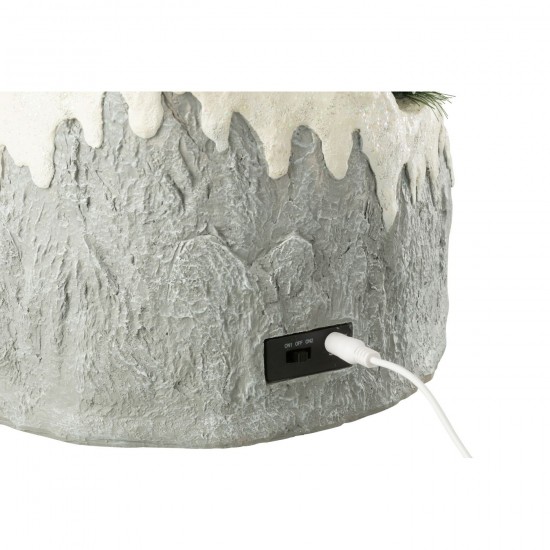 Jline Dorp Trein Polyresin Meerkleurig.