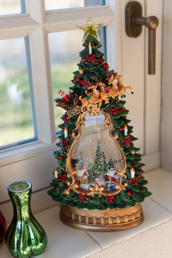 J Line Albero Di Natale Paesino Luci Plastica Multicolore Árbol De Navidad Pueblo Luces Plástico Multicolor.