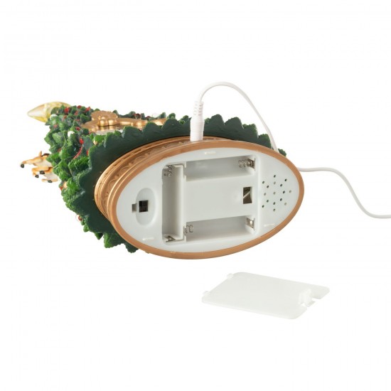 J Line Christmas Tree Village Lights Plastic Multicolored.