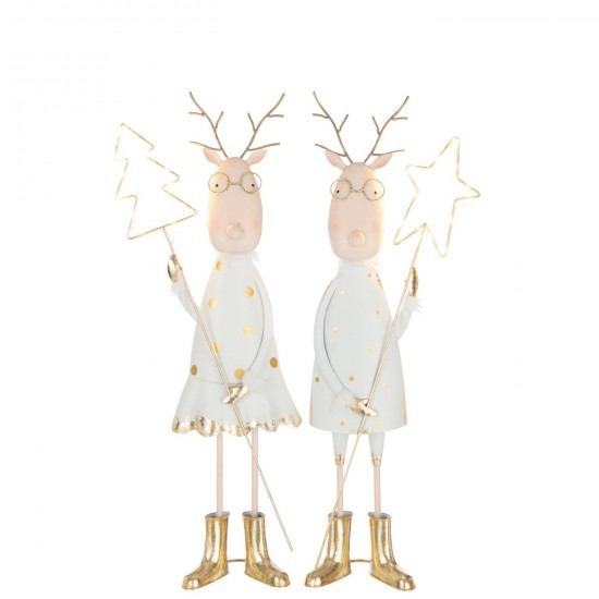 Jline 55262 Figuren Figurines Figurines Figuren Figuritas Sculture DECORATIE Winter Kerst.