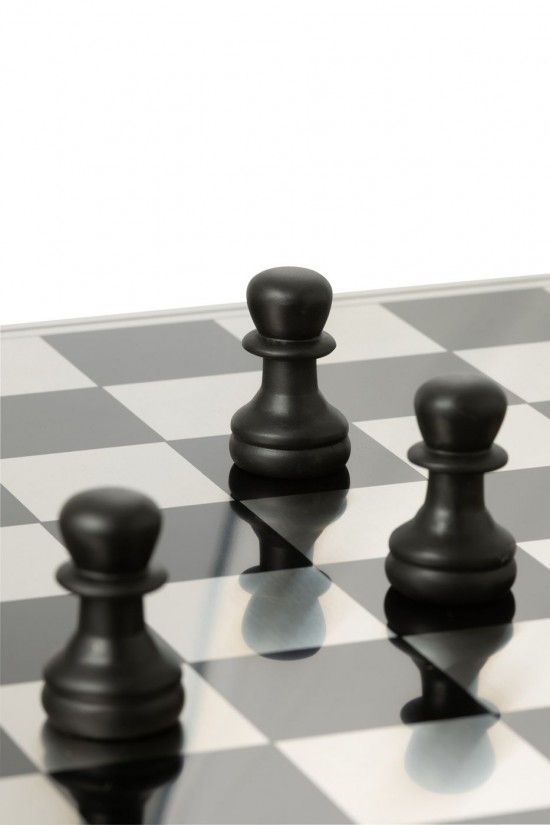 JLine J Line Schaakspel Plateay Polyresin Goudkleurig Zwart L61xB61xH14 cm schaakborden.