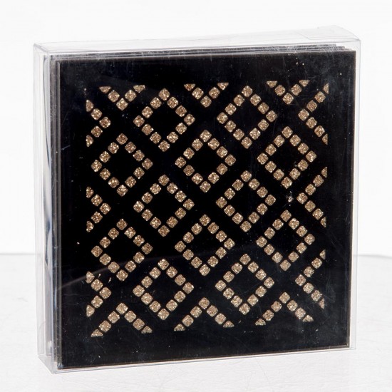 J Line bougies Jolipa Boite De 2 Bougie Arbre Paraffine Vert Foncé 3H.